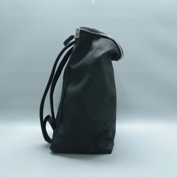 100% Authentic GUCCI Black Cloth Backpack 874-101724 - Picture 4 of 11